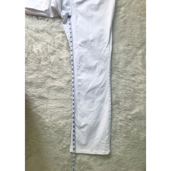 CHICOS Platinum Bootcut Jean Denim Stretch Cotton White Size 2 Large - Picture 11 of 13
